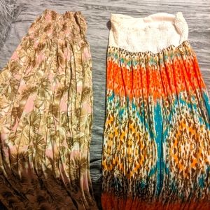 Medium maxi dresses -Forever 21 & Maurices